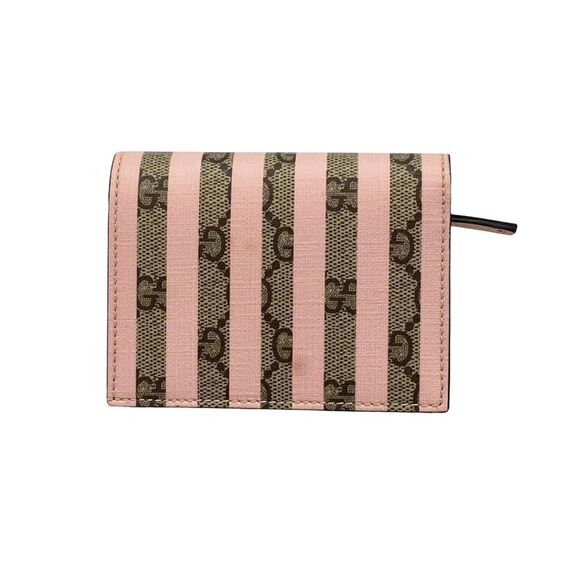 Gucci Gg Supreme Pink Canvas Wallet  (Pre-Owned) - Picture 2 of 12
